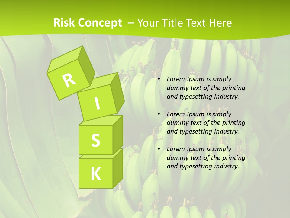 Produce Green Vegetarian PowerPoint Template