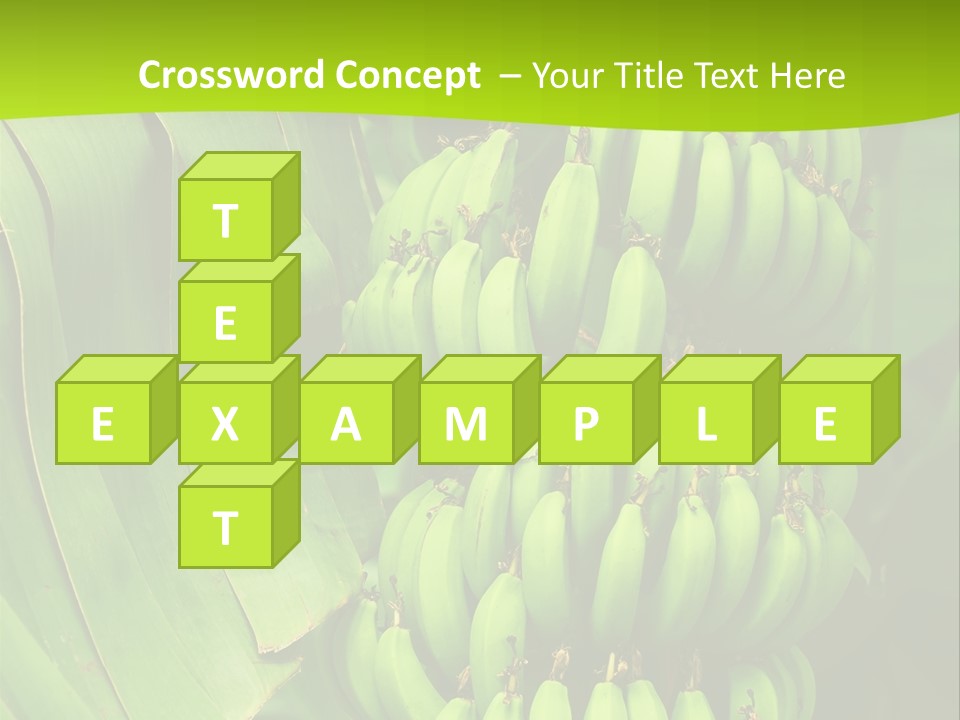 Produce Green Vegetarian PowerPoint Template