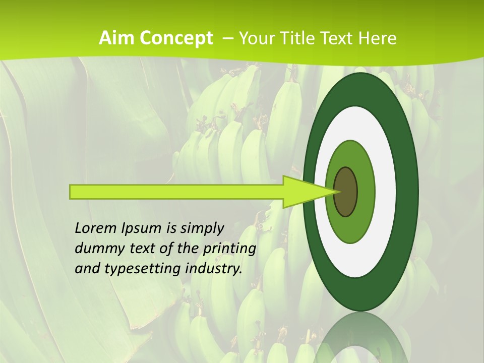 Produce Green Vegetarian PowerPoint Template