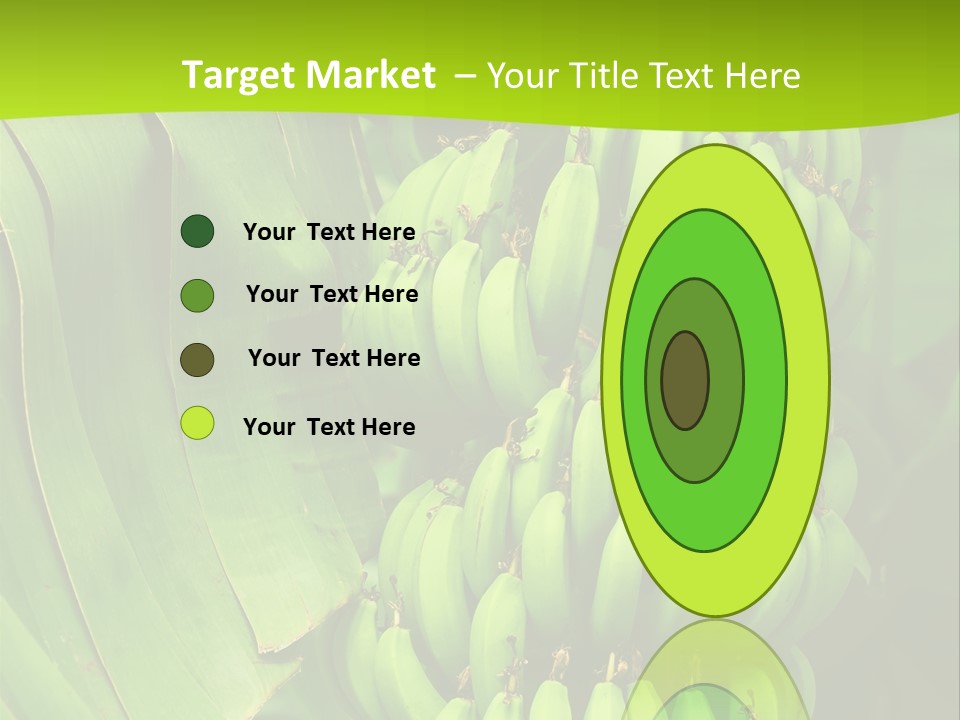 Produce Green Vegetarian PowerPoint Template