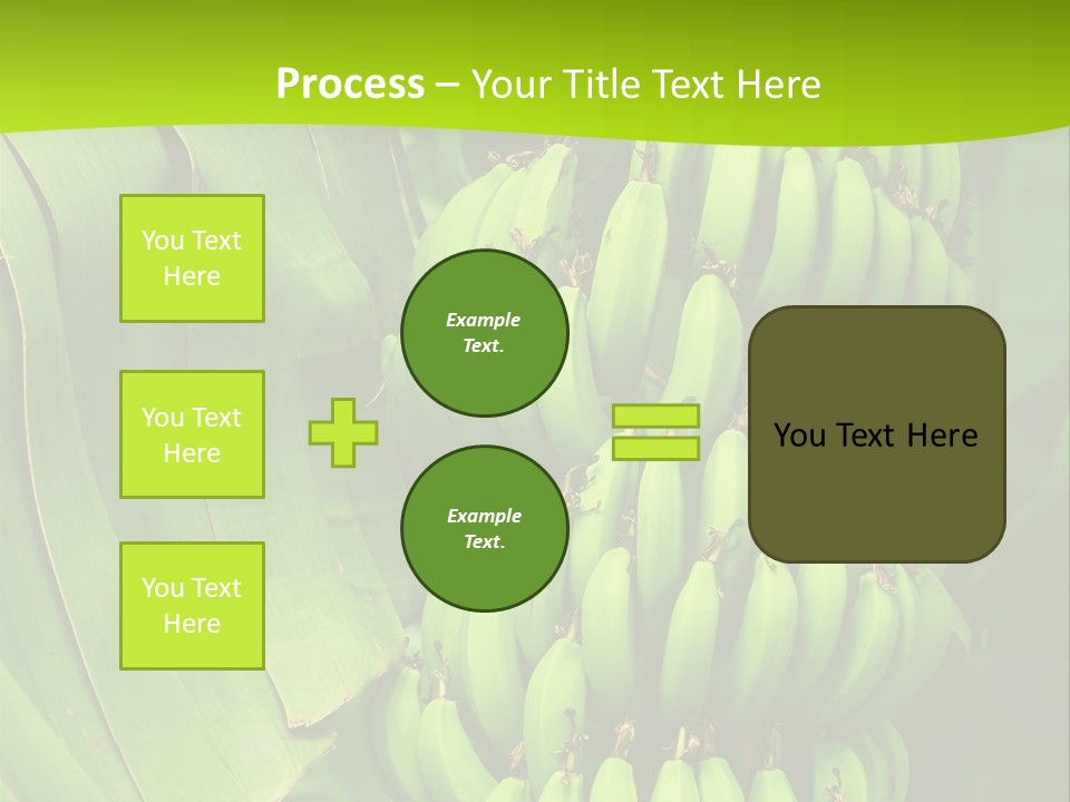 Produce Green Vegetarian PowerPoint Template