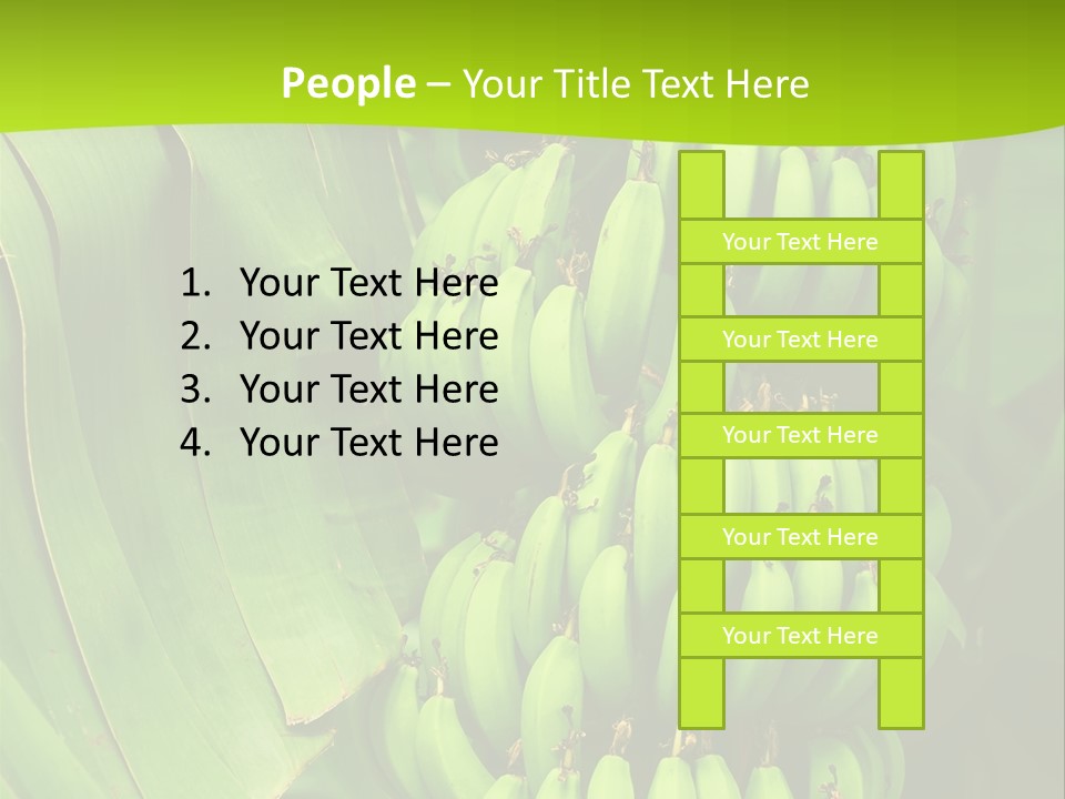 Produce Green Vegetarian PowerPoint Template