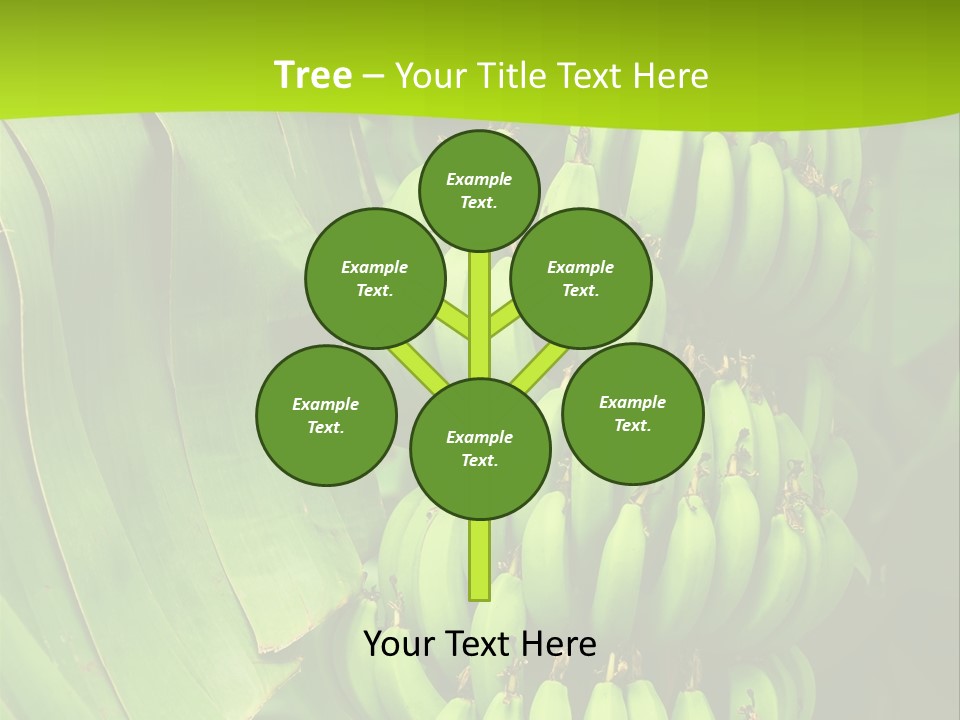 Produce Green Vegetarian PowerPoint Template