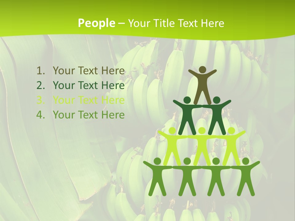 Produce Green Vegetarian PowerPoint Template