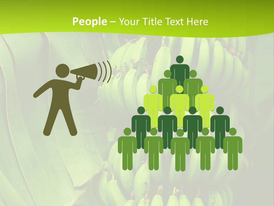 Produce Green Vegetarian PowerPoint Template