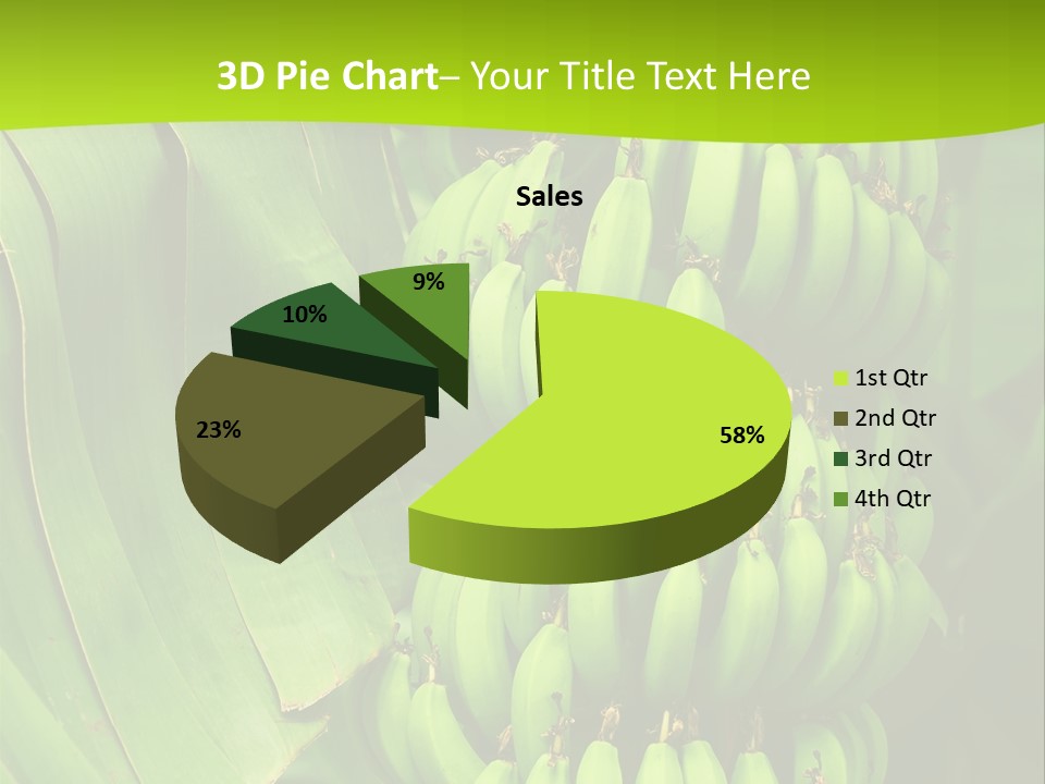 Produce Green Vegetarian PowerPoint Template