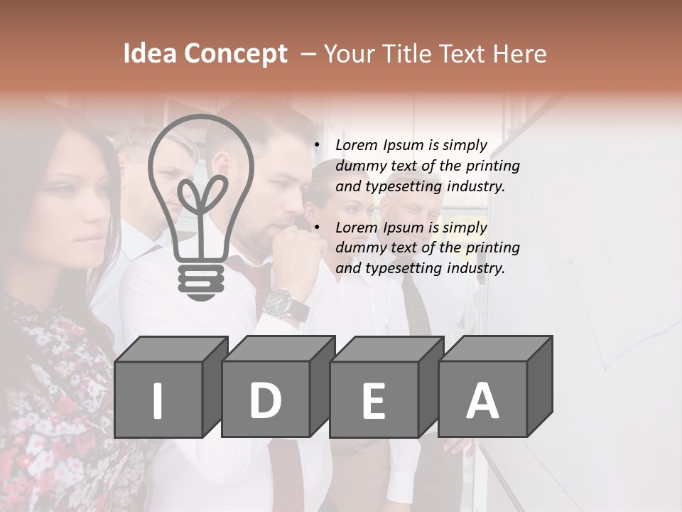 Leadership Job Success PowerPoint Template