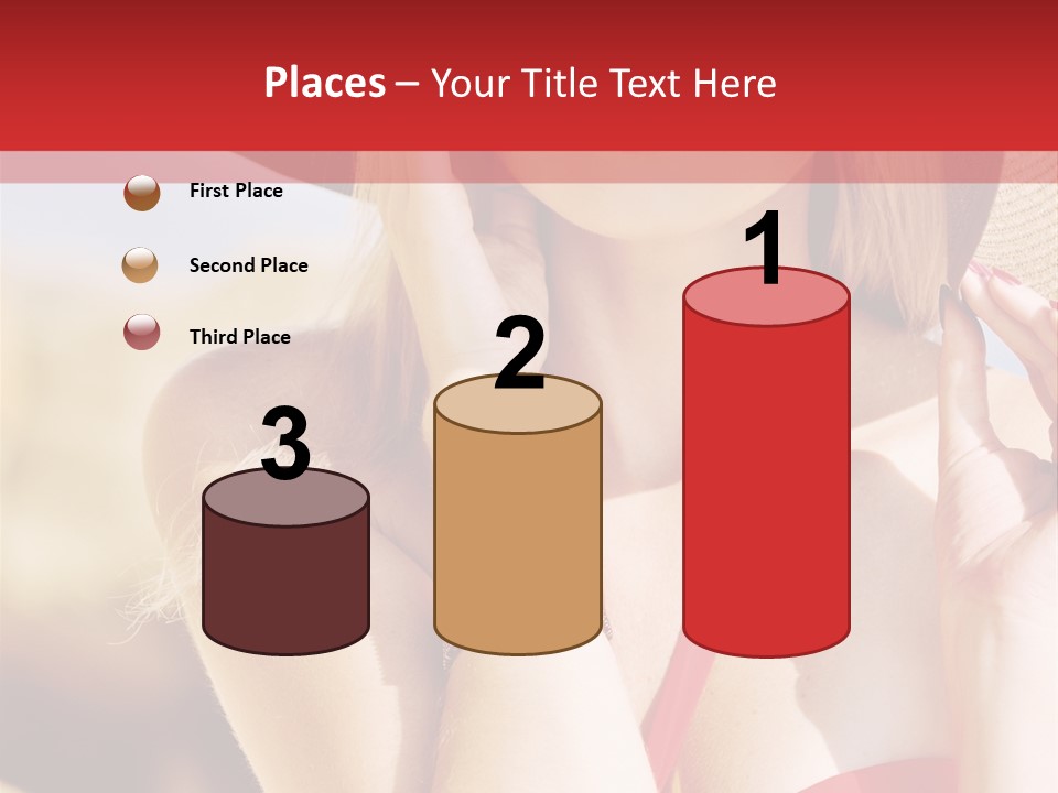 Pretty Red Outdoor PowerPoint Template