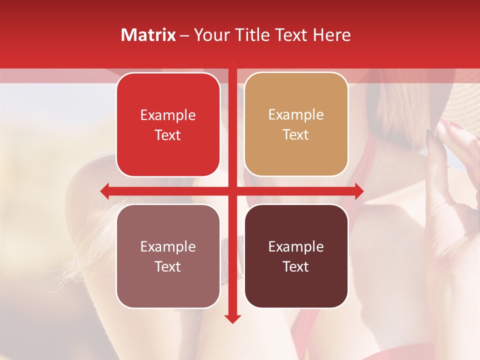 Pretty Red Outdoor PowerPoint Template