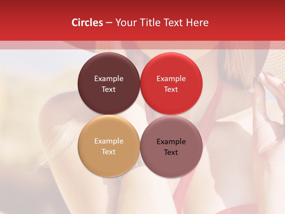 Pretty Red Outdoor PowerPoint Template