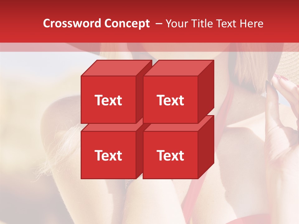 Pretty Red Outdoor PowerPoint Template