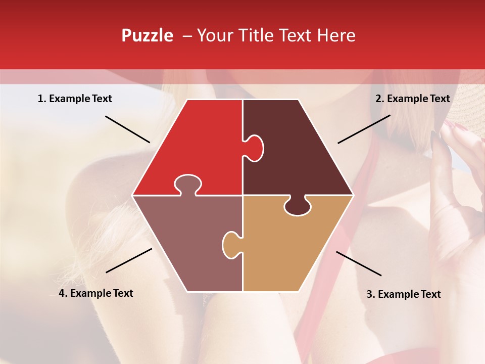 Pretty Red Outdoor PowerPoint Template