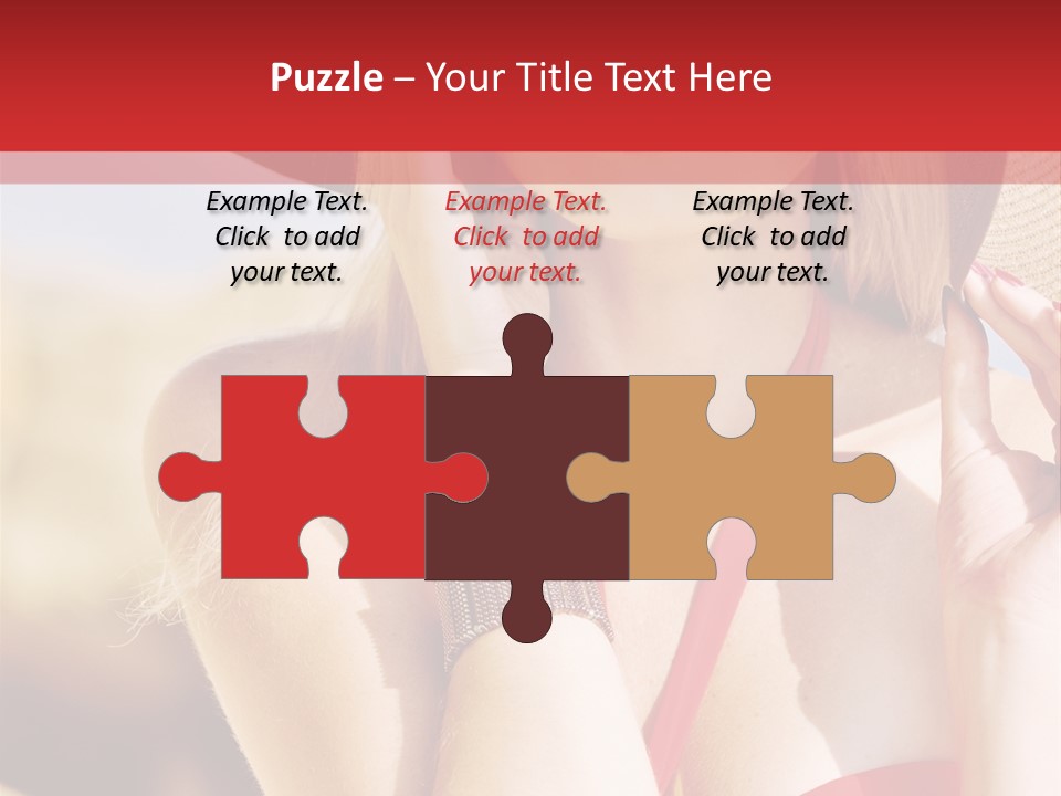 Pretty Red Outdoor PowerPoint Template