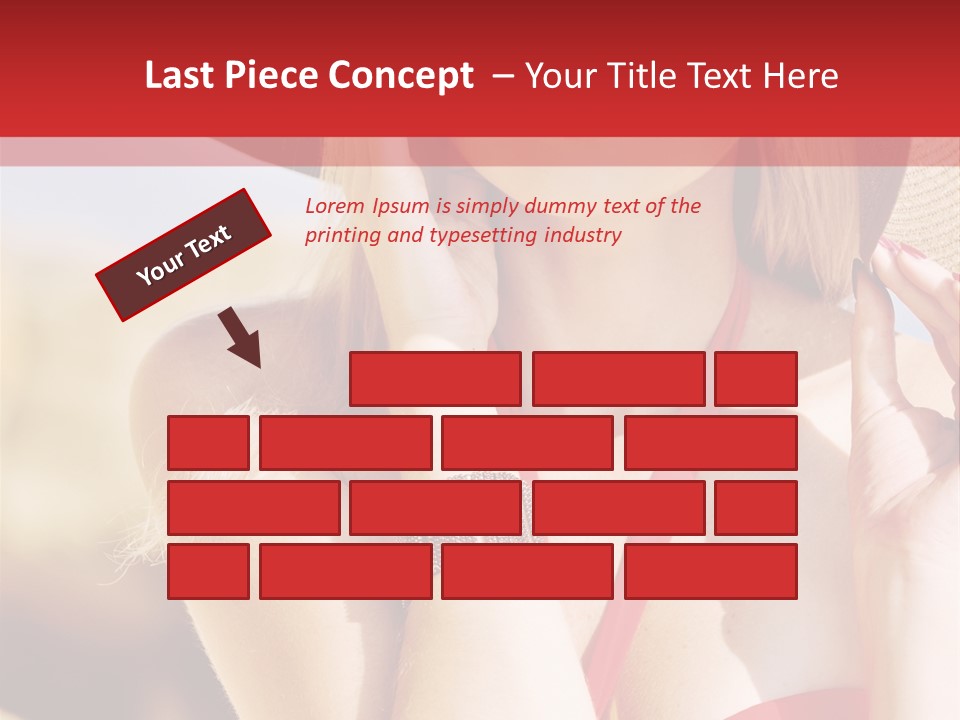 Pretty Red Outdoor PowerPoint Template