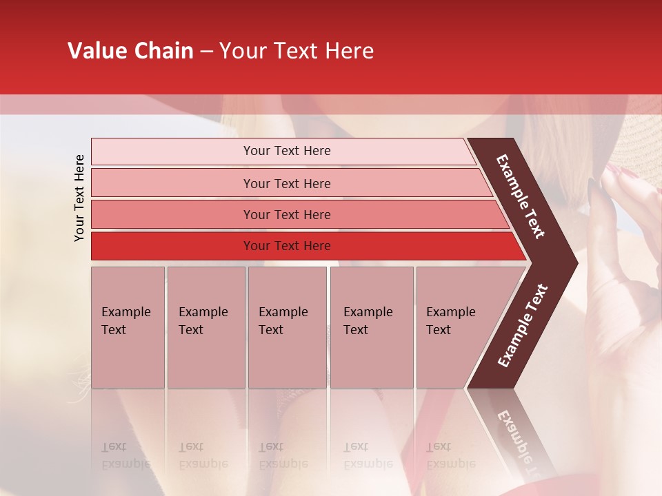 Pretty Red Outdoor PowerPoint Template