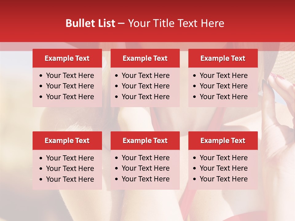 Pretty Red Outdoor PowerPoint Template