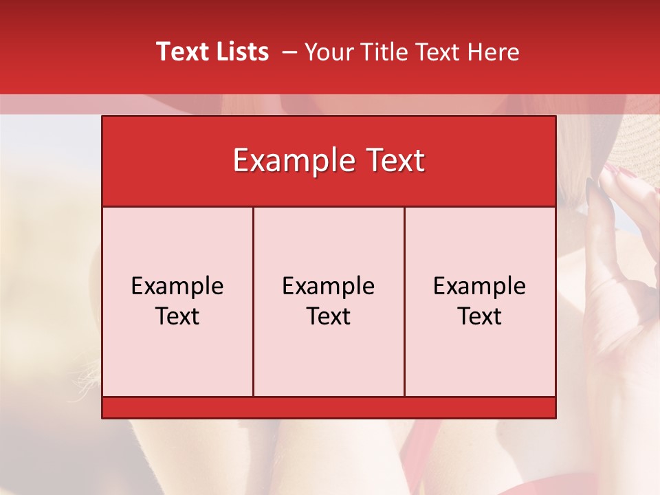 Pretty Red Outdoor PowerPoint Template