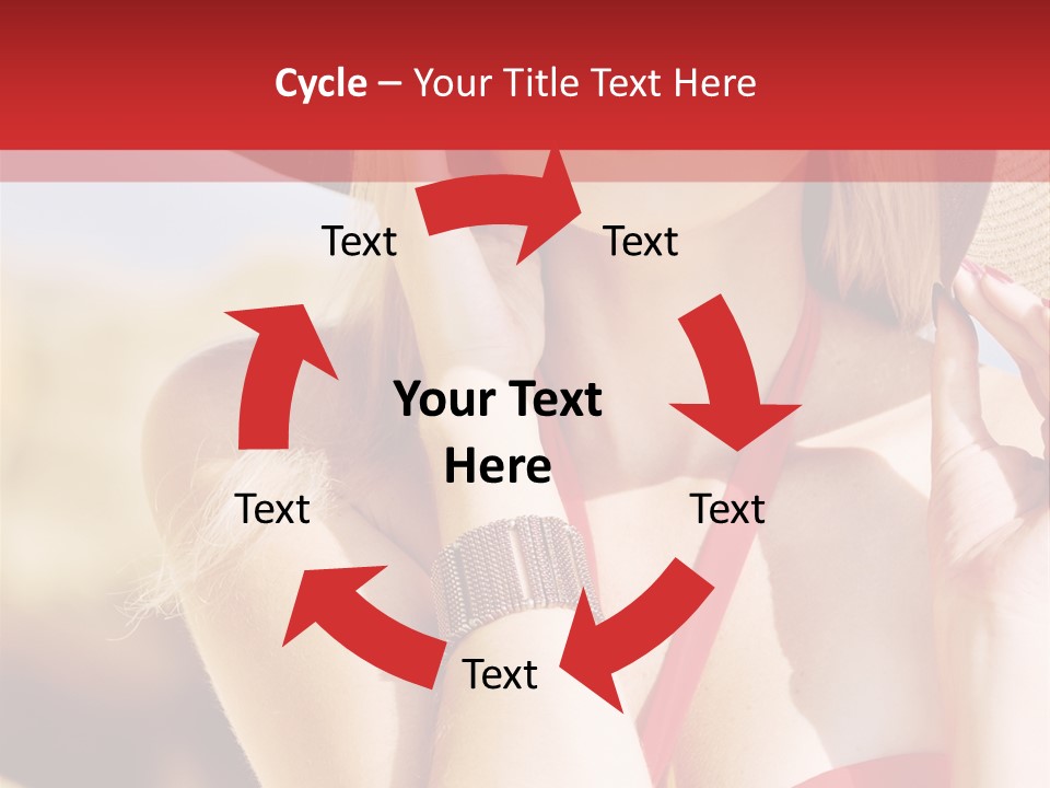 Pretty Red Outdoor PowerPoint Template