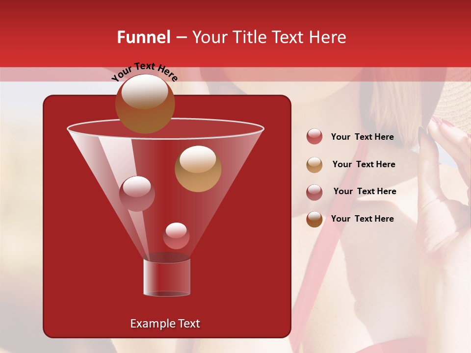 Pretty Red Outdoor PowerPoint Template