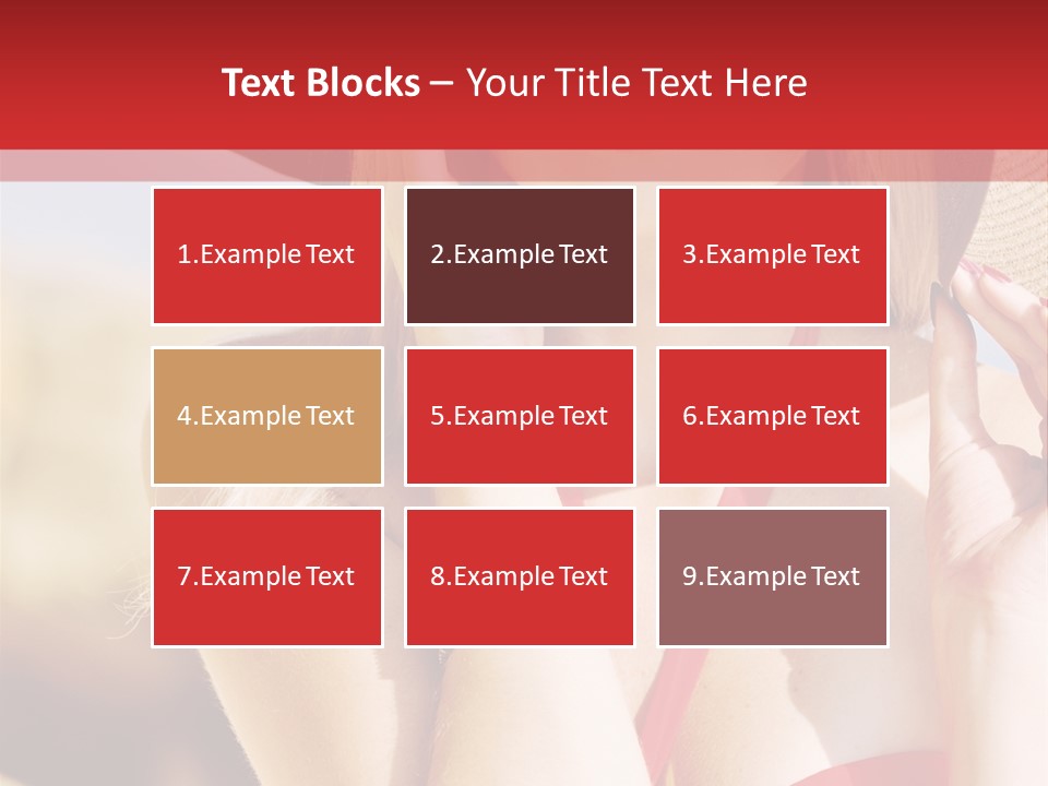 Pretty Red Outdoor PowerPoint Template