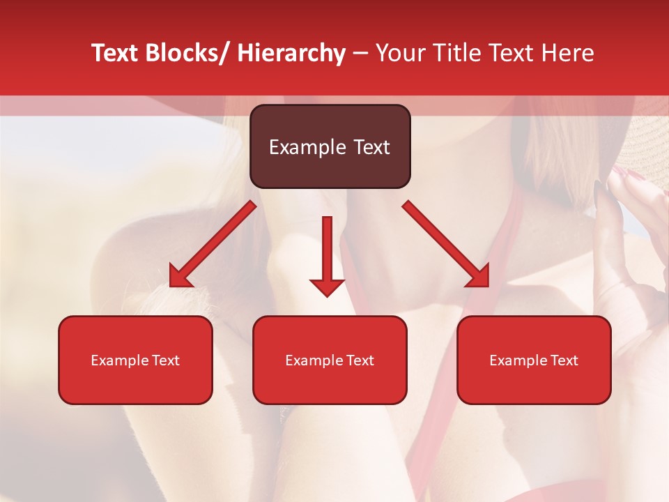 Pretty Red Outdoor PowerPoint Template