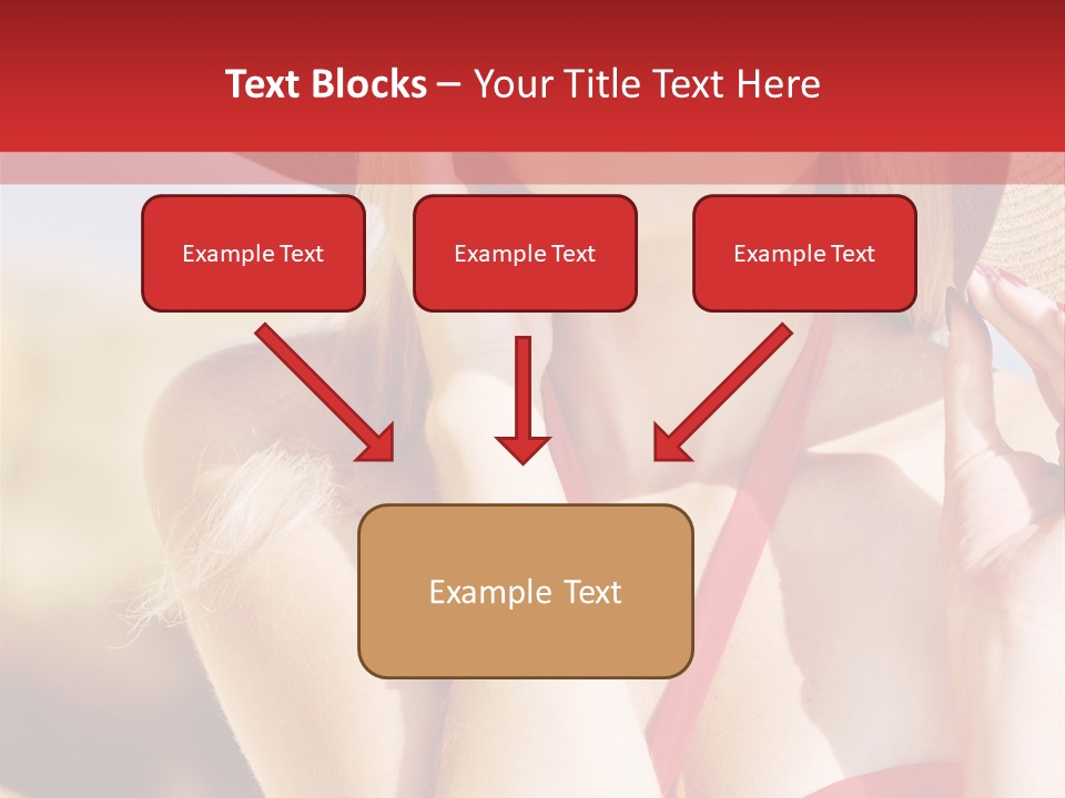 Pretty Red Outdoor PowerPoint Template