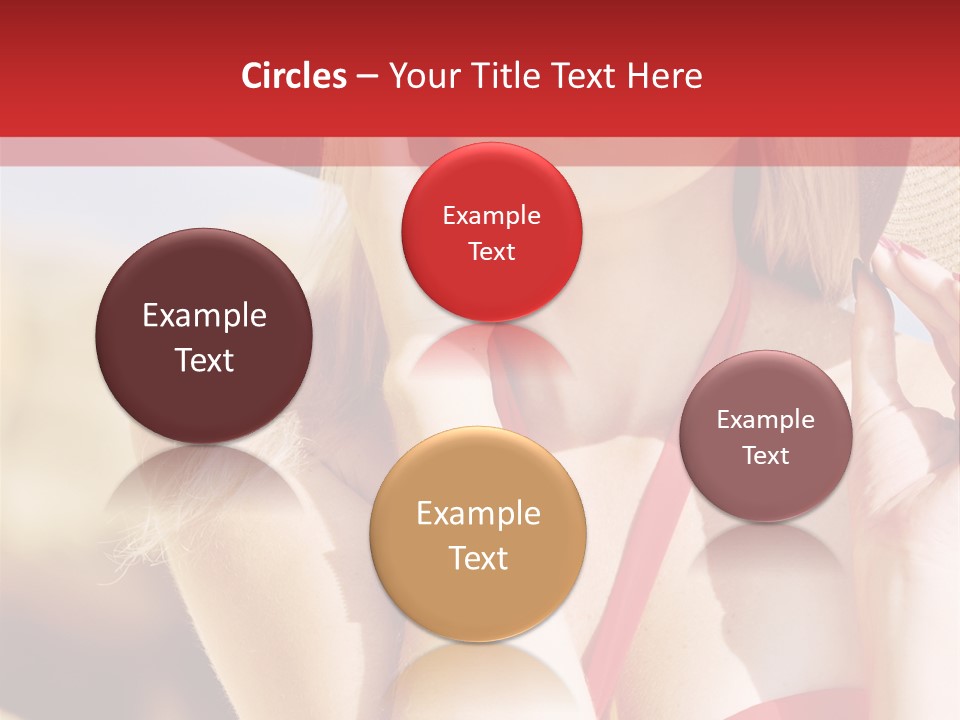 Pretty Red Outdoor PowerPoint Template