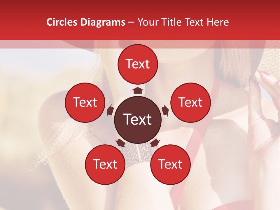 Pretty Red Outdoor PowerPoint Template