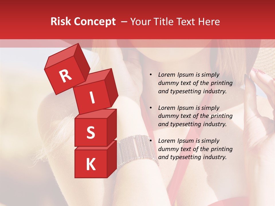 Pretty Red Outdoor PowerPoint Template