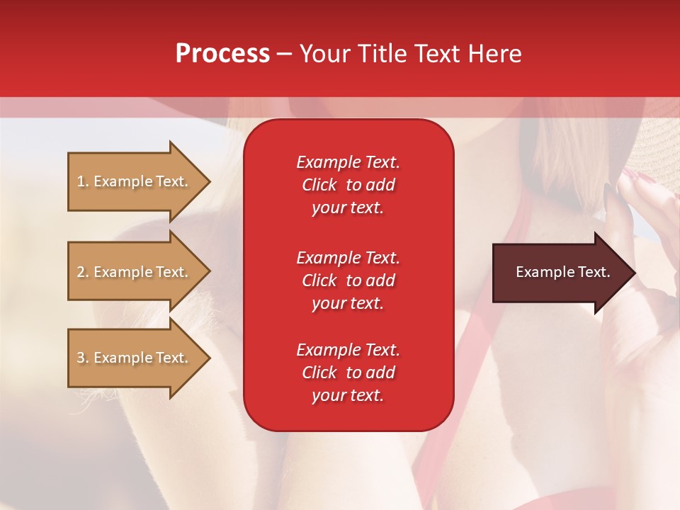Pretty Red Outdoor PowerPoint Template