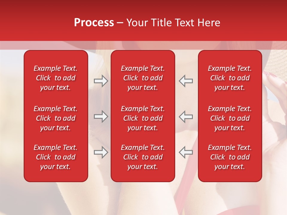 Pretty Red Outdoor PowerPoint Template