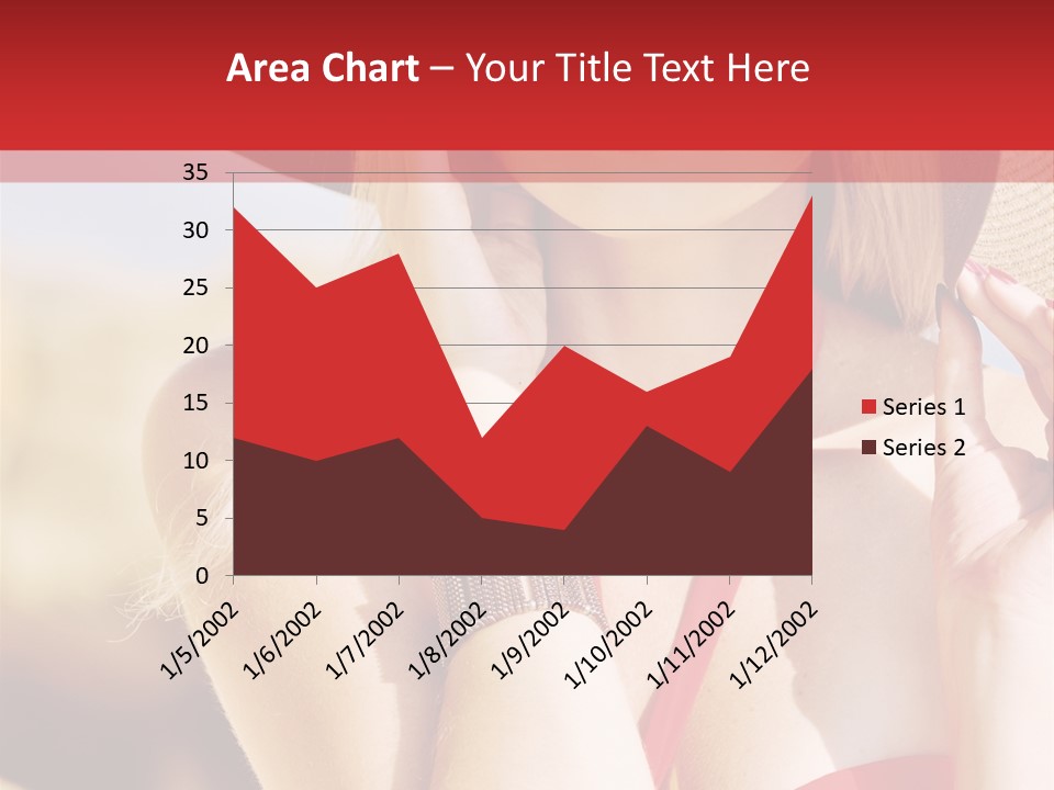 Pretty Red Outdoor PowerPoint Template