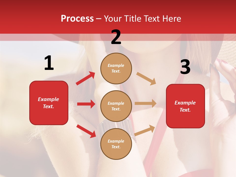 Pretty Red Outdoor PowerPoint Template