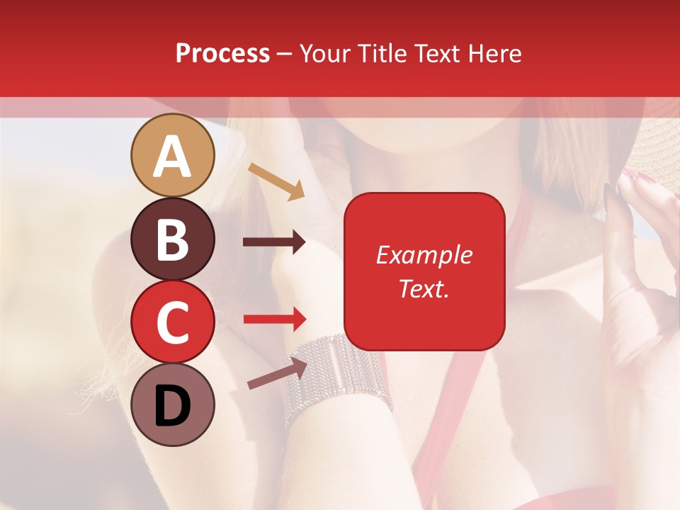 Pretty Red Outdoor PowerPoint Template