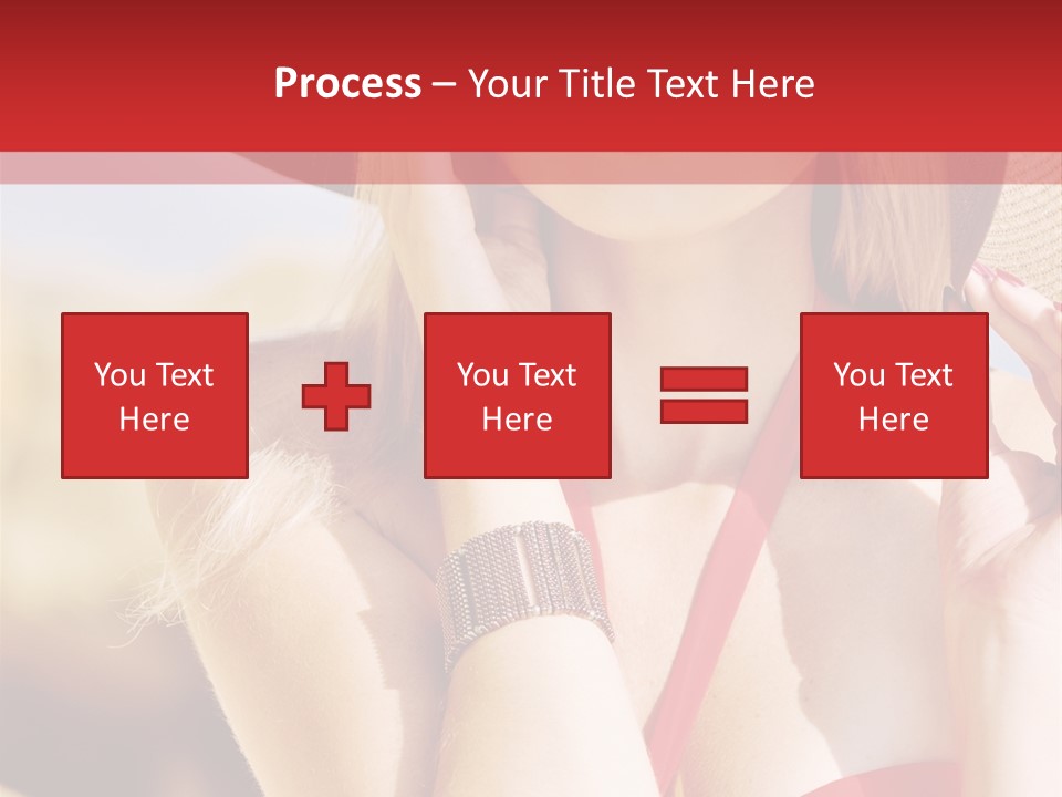 Pretty Red Outdoor PowerPoint Template