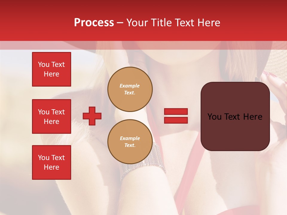 Pretty Red Outdoor PowerPoint Template