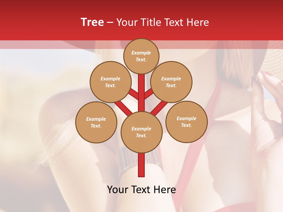 Pretty Red Outdoor PowerPoint Template