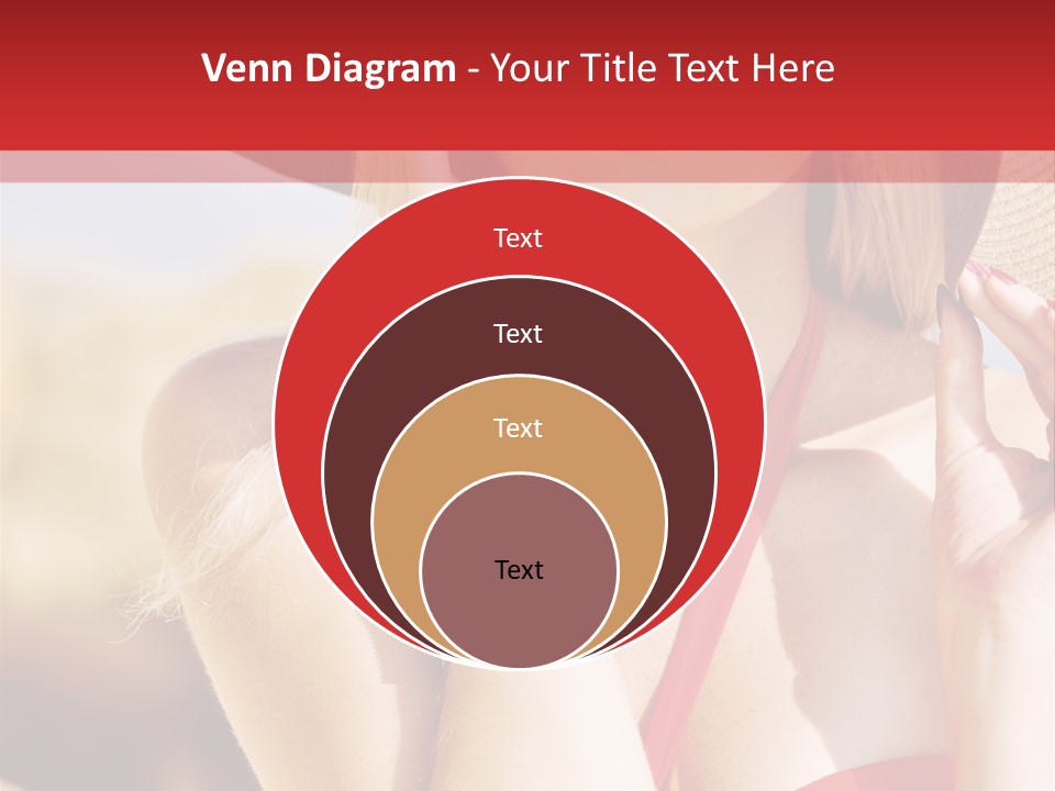 Pretty Red Outdoor PowerPoint Template