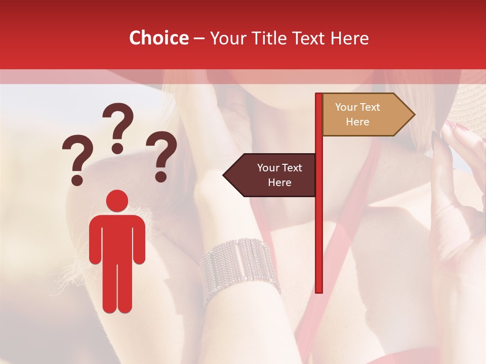 Pretty Red Outdoor PowerPoint Template