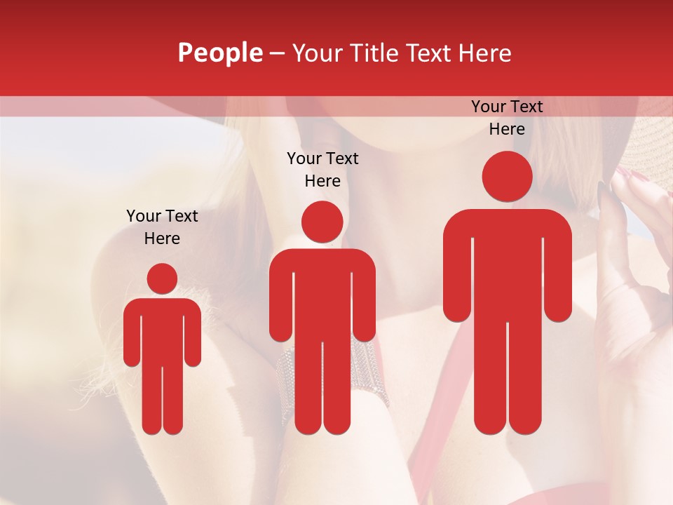 Pretty Red Outdoor PowerPoint Template