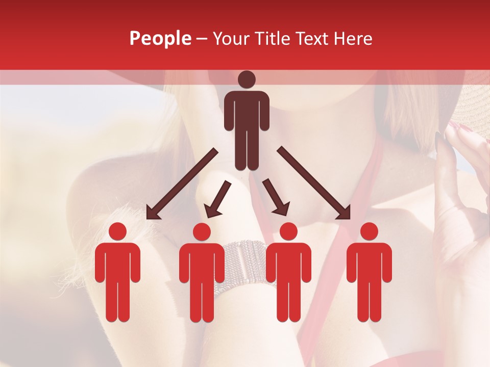 Pretty Red Outdoor PowerPoint Template