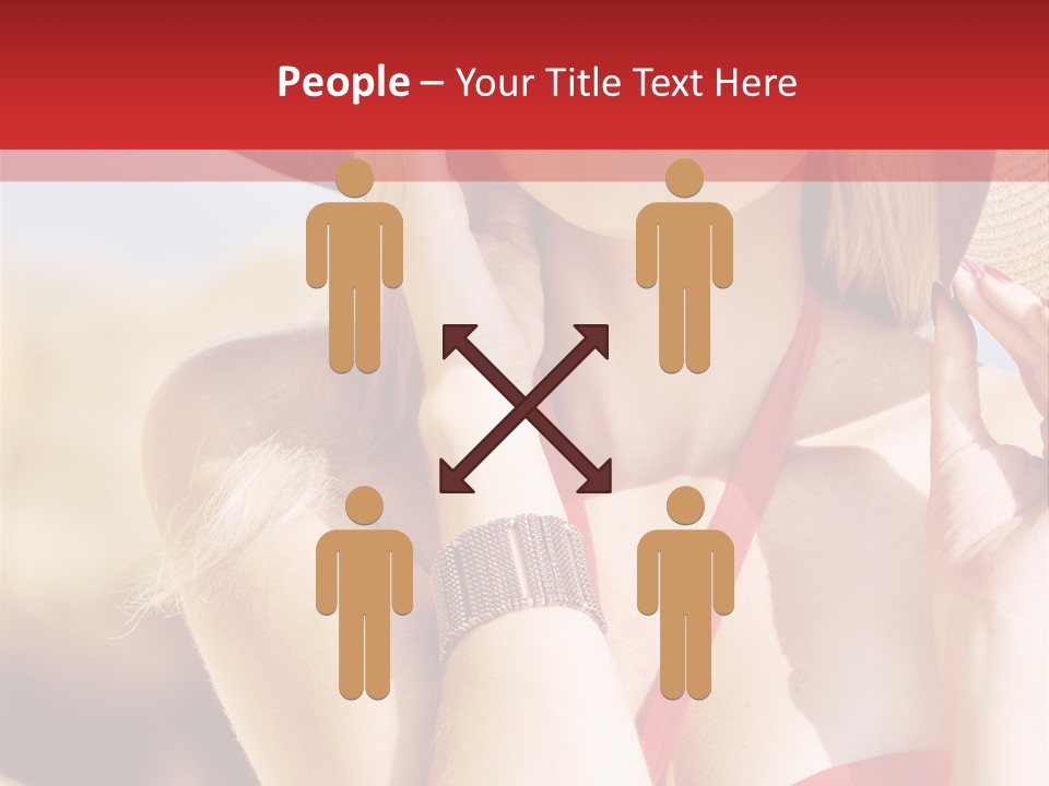 Pretty Red Outdoor PowerPoint Template