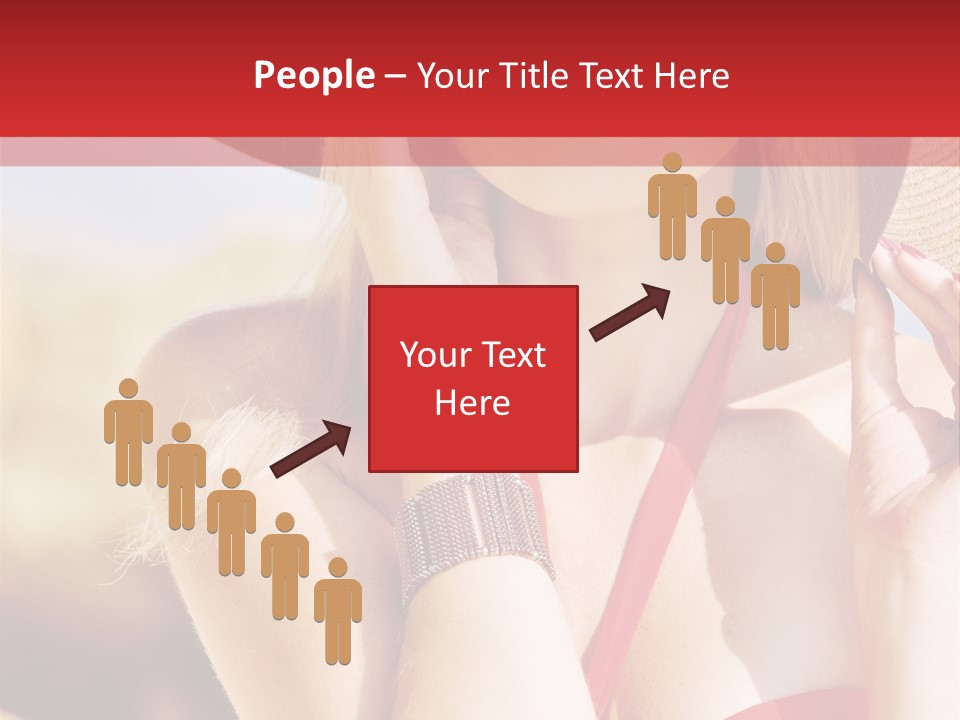 Pretty Red Outdoor PowerPoint Template
