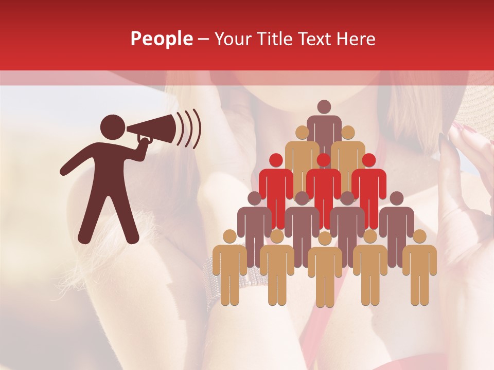 Pretty Red Outdoor PowerPoint Template