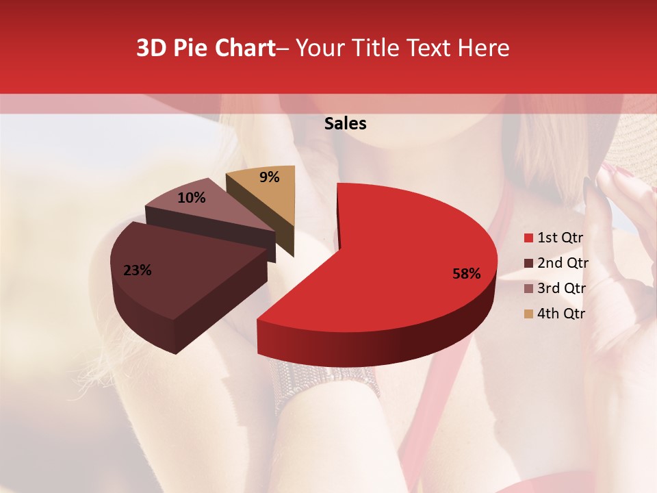 Pretty Red Outdoor PowerPoint Template