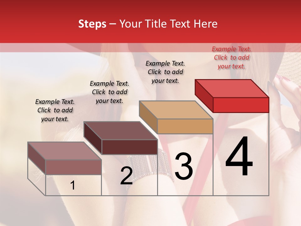 Pretty Red Outdoor PowerPoint Template