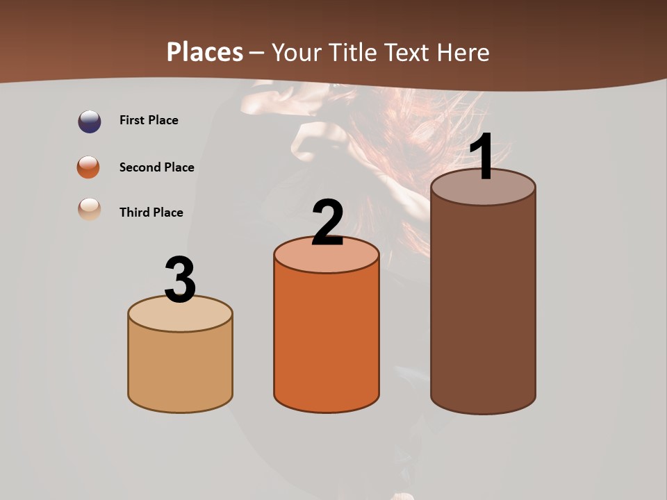 Woman Elegance Ballerina PowerPoint Template