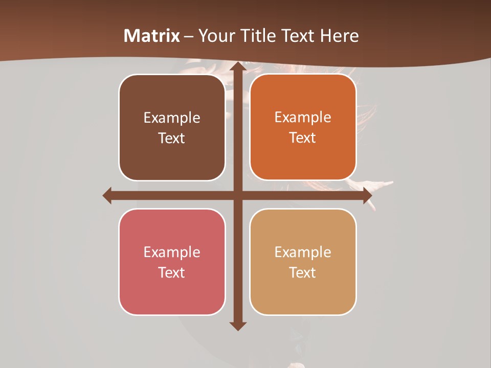 Woman Elegance Ballerina PowerPoint Template