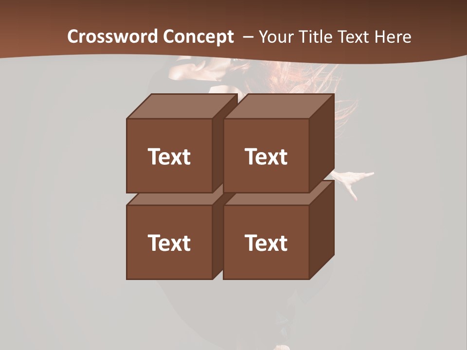 Woman Elegance Ballerina PowerPoint Template