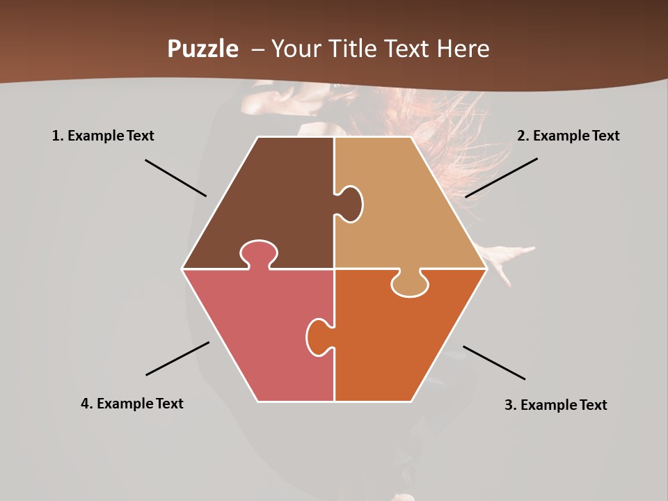 Woman Elegance Ballerina PowerPoint Template